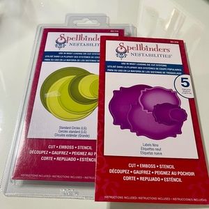 Spellbinders Nestabilities Standard Circles + Labels Nine
